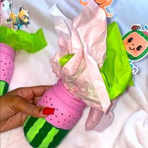 Cocomelon Themed Mason Jars